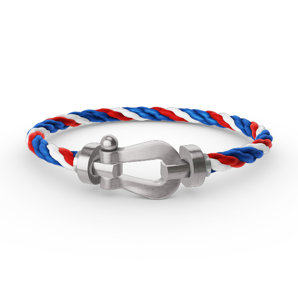 [✨ROSE💎]FORCE LARGE HORSESHOE NO DIAMOND BRACELET SILVER