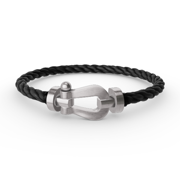 [✨ROSE💎]FORCE LARGE HORSESHOE NO DIAMOND BRACELET SILVER