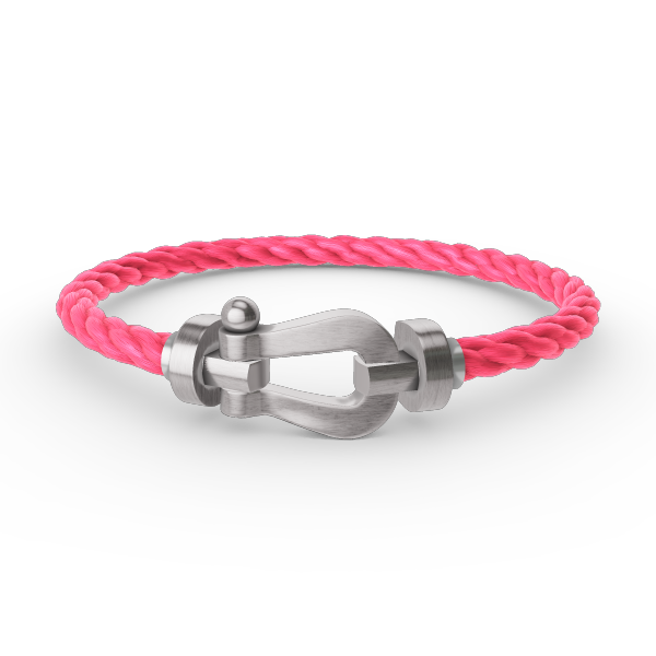 [✨ROSE💎]FORCE LARGE HORSESHOE NO DIAMOND BRACELET SILVER