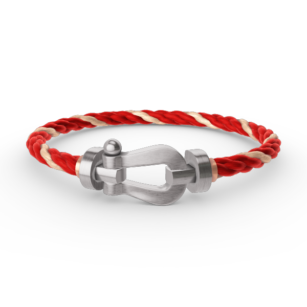 [✨ROSE💎]FORCE LARGE HORSESHOE NO DIAMOND BRACELET SILVER