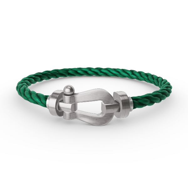 [✨ROSE💎]FORCE LARGE HORSESHOE NO DIAMOND BRACELET SILVER