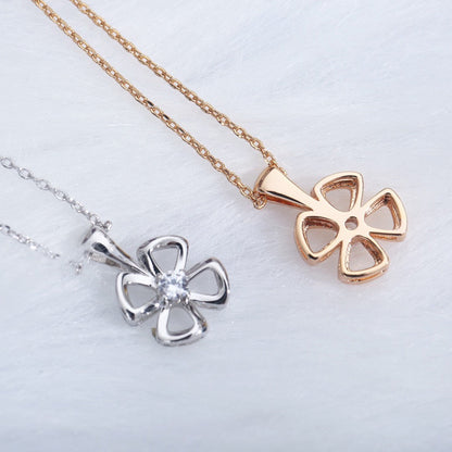 [✨ROSE💎]FIOREVER NECKLACE DIAMOND CENTER